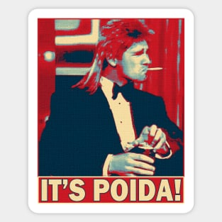 Oz TV Icons - Full Frontal - POIDA! Sticker